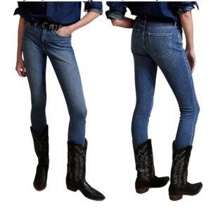 Madewell 10 Inch High Rise Skinny Jean Dark Wash SZ 27 Perfect For Boot Season